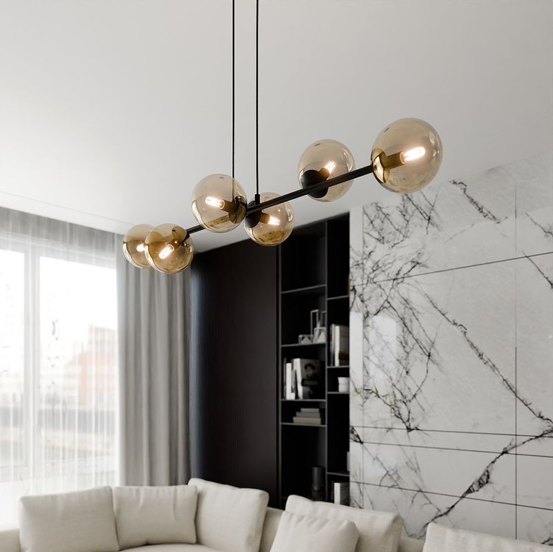 Emibig Lighting Taklampa ROSSI 6 BL HONUNG