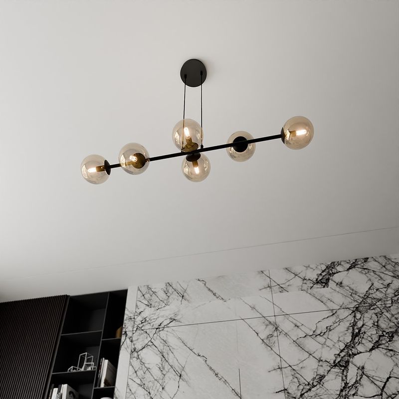 Emibig Lighting Taklampa ROSSI 6 BL HONUNG