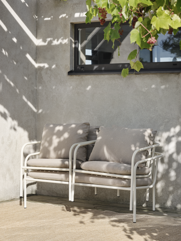 Brafab Bendt Soffa Teddy Beige/Pearl White