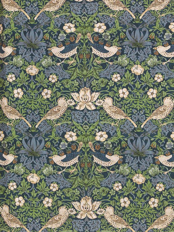 Svanefors Vilja Gardin 2P Blå 2x130x250 cm