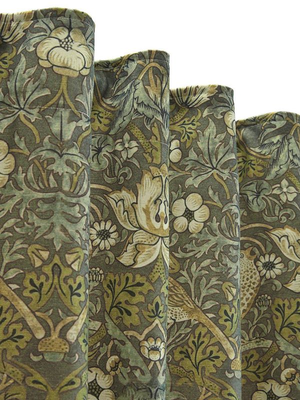 Svanefors Vilja Gardin 2P Grön 2x130x250 cm