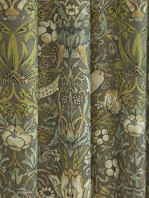 Svanefors Vilja Gardin 2P Grön 2x130x250 cm