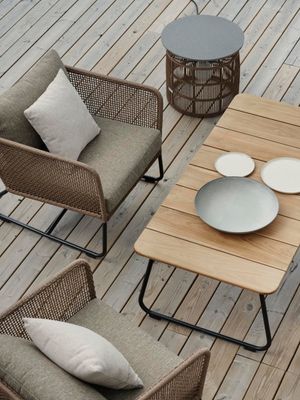 Brafab Nolli Soffbord Svart/Teak