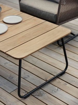 Brafab Nolli Soffbord Svart/Teak