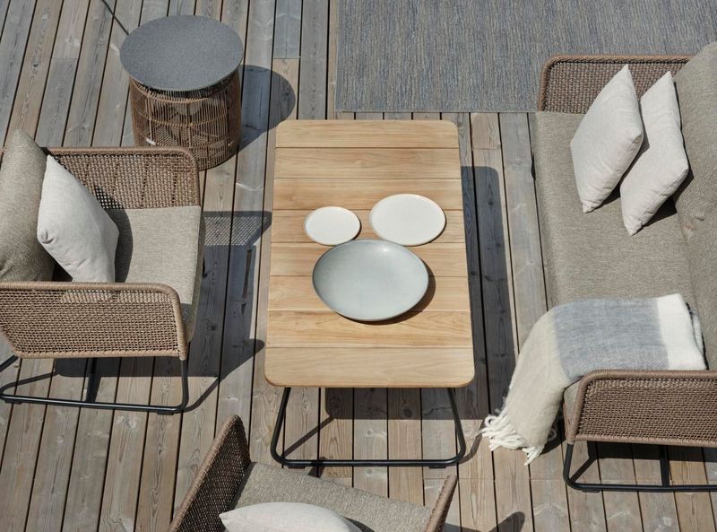 Brafab Nolli Soffbord Svart/Teak