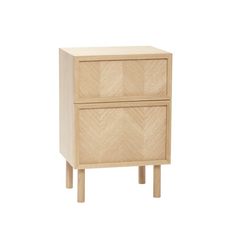 Hübsch Herringbone Sängbord Natur