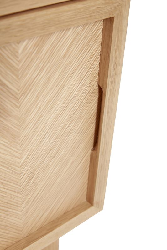 Hübsch Herringbone Sängbord Natur
