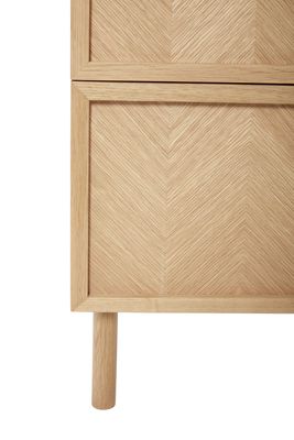 Hübsch Herringbone Sängbord Natur