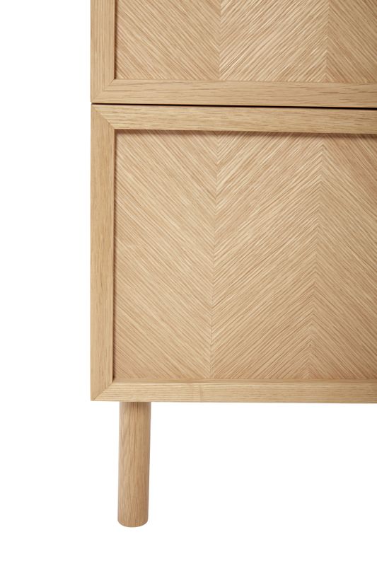 Hübsch Herringbone Sängbord Natur