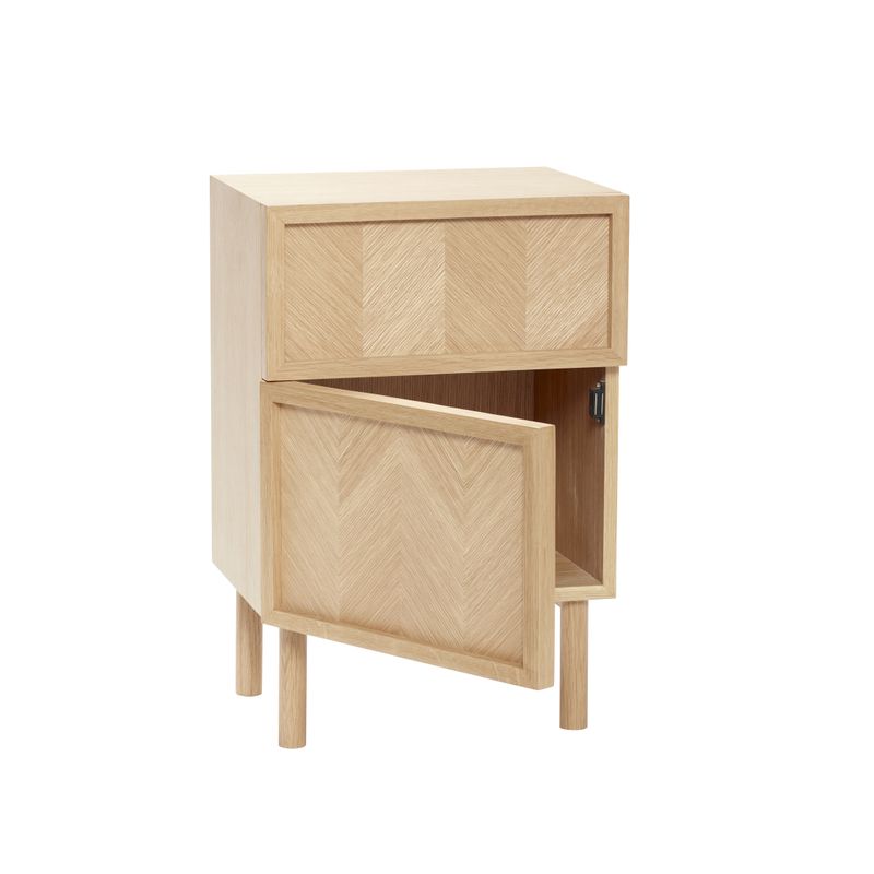 Hübsch Herringbone Sängbord Natur