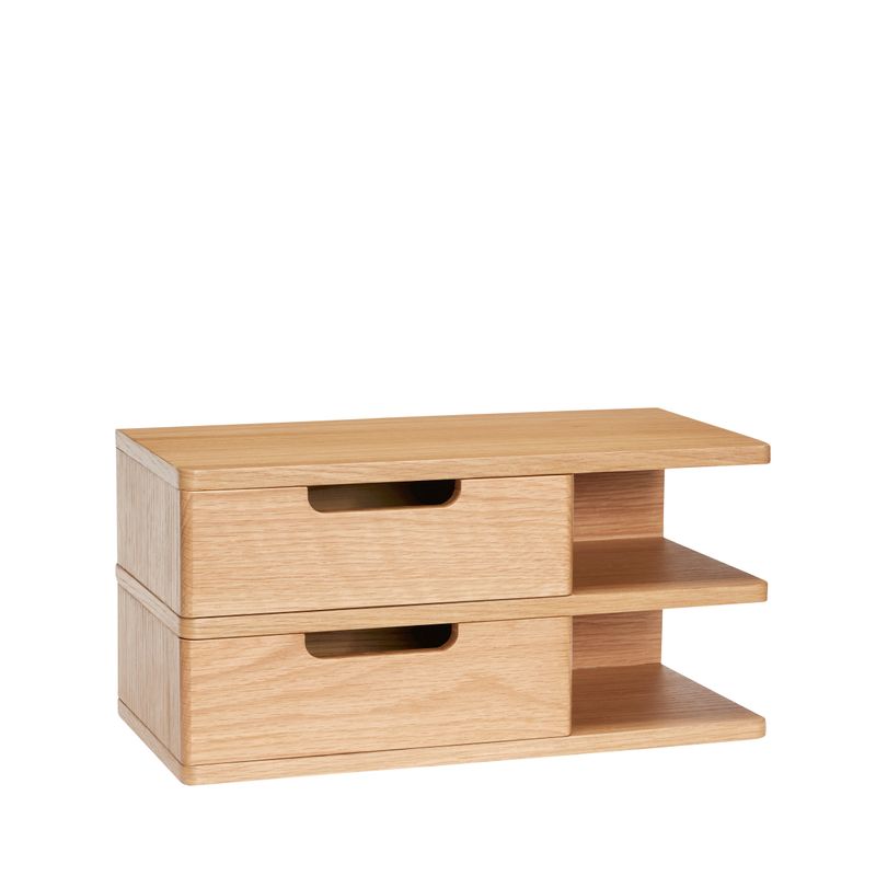 Hübsch Öppen Vägghylla/Sängbord Natur