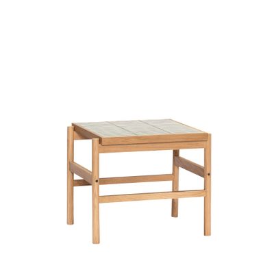 Hübsch Tile Sidobord Mint/Natur
