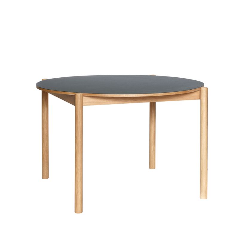 Hübsch Oblique Matbord Runt Svart
