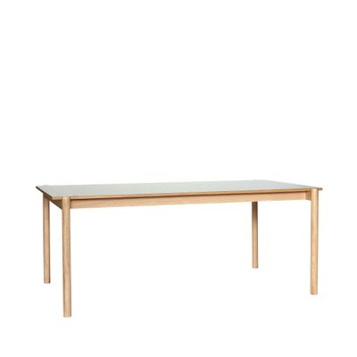 Hübsch Oblique Matbord Rektangulärt Grått