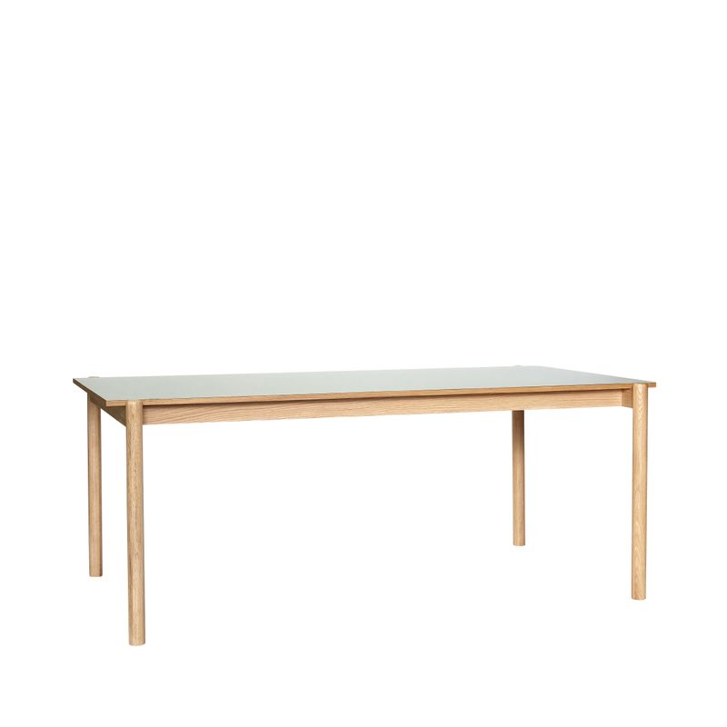 Hübsch Oblique Matbord Rektangulärt Grått