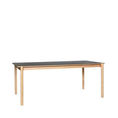 Hübsch Oblique Matbord Rektangulärt Svart