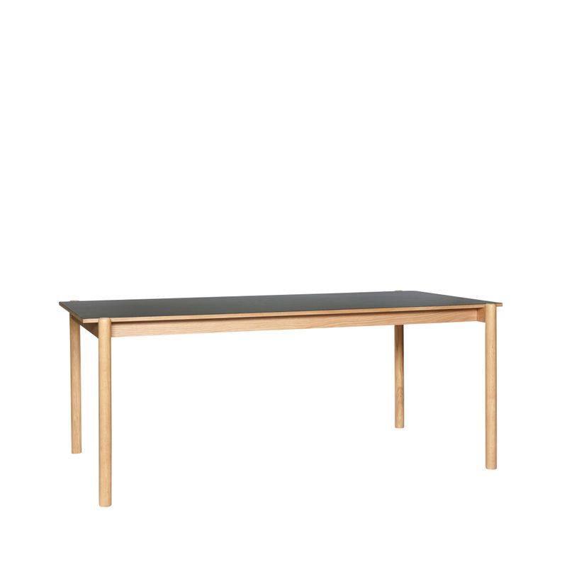 Hübsch Oblique Matbord Rektangulärt Svart