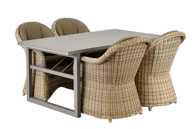 Brafab Paulina karmstol Beige 48cm m dyna