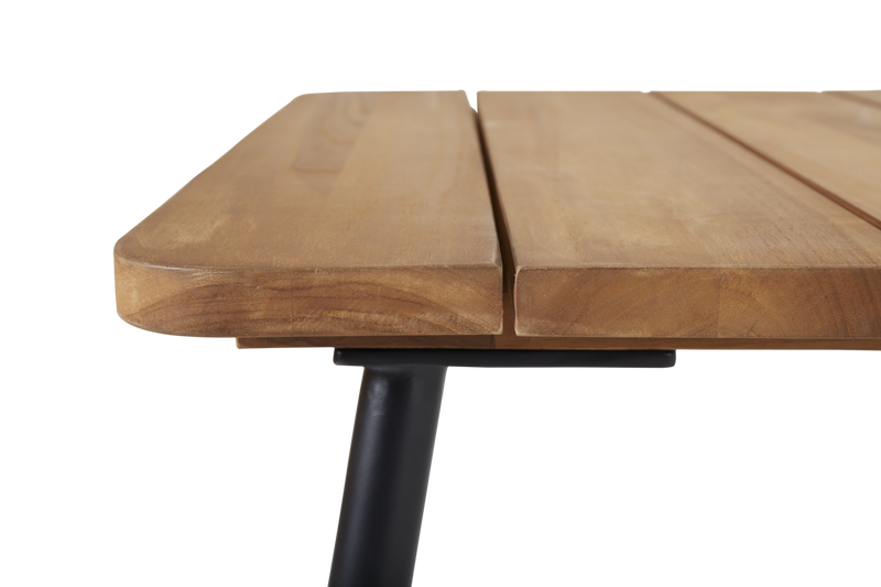 Brafab Nolli Matbord Svart/Teak