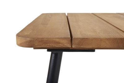 Brafab Nolli Matbord Svart/Teak