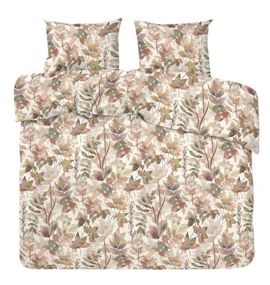 Redlunds Palermo Påslakanset Vinröd Offwhite 220x210 cm