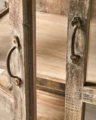 Affari of Sweden RIKO Vitrinskåp, Natur 84x46x120 cm