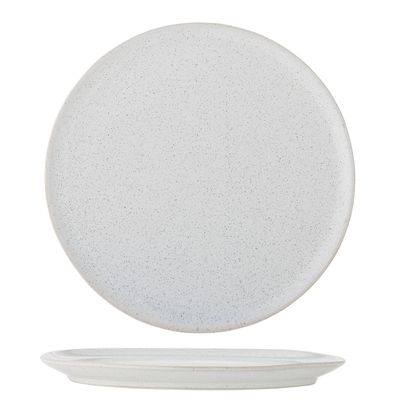 Bloomingville Addison Tallrik, Vit, Stengods - 6-pack