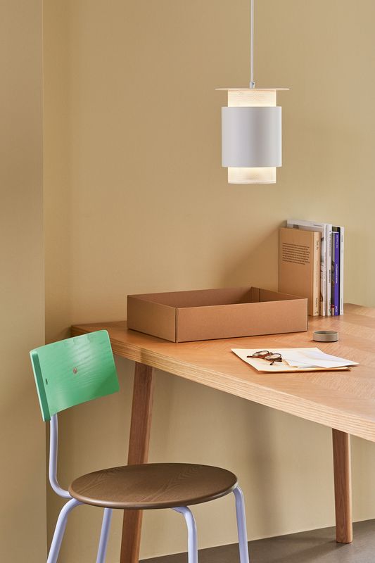 Hübsch Edge Taklampa Vit