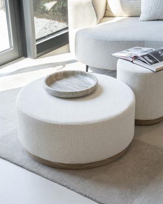 Eleonora Puff Avah Stor - Beige Mantz