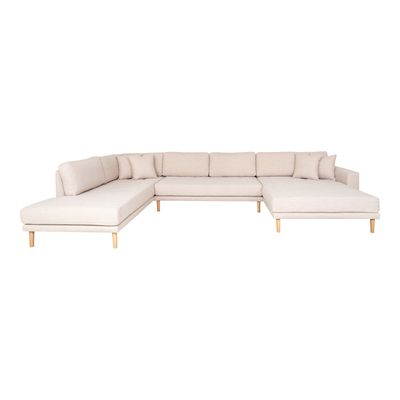 House Nordic Lido U-soffa Öppen Ände Sand
