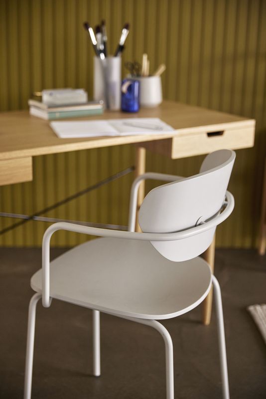 Hübsch Arch Matstol Ljusgrå 48x48xh82cm