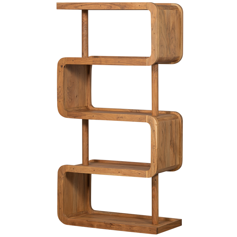 WOOOD Rattle Öppen Hylla i Naturligt Akaciahus