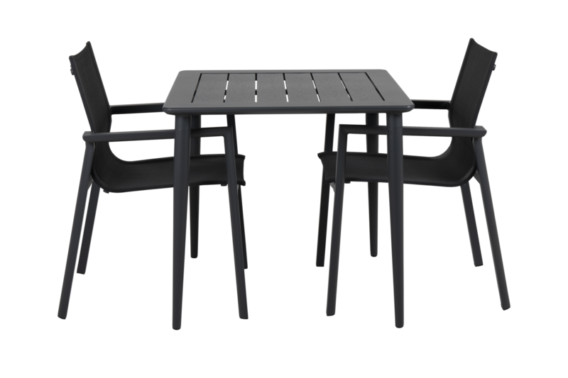 Brafab Delia Stapelstol Antracit/Textilene