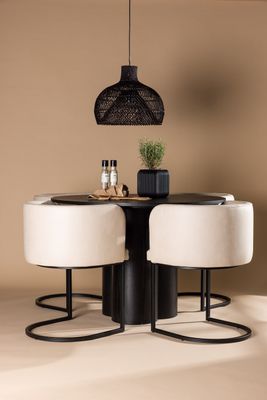 Venture Home Matgrupp Olivia med 4st Matstolar Simrishamn