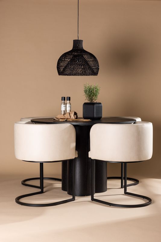 Venture Home Matgrupp Olivia med 4st Matstolar Simrishamn