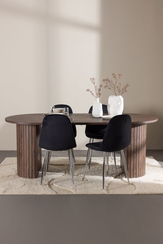 Venture Home Härön Matbord med Evert Matstol