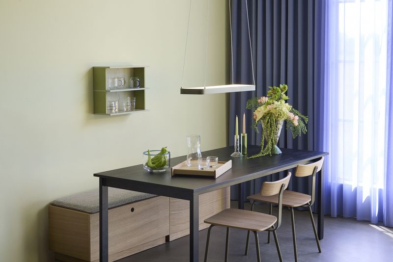 Hübsch Tube Pendant Small Metallisk Taklampa