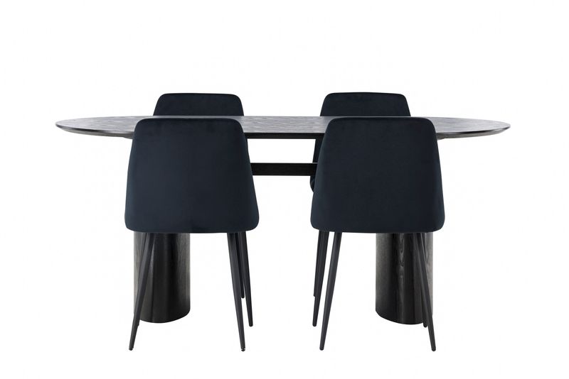 Venture Home Matgrupp Isolde med stolarna Night