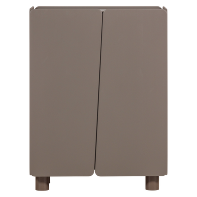 WOOOD ROOT 2-Dörrars Skåp i Trä Truffle Brun