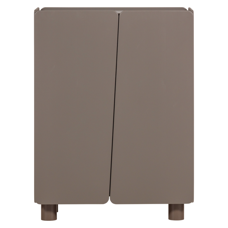 WOOOD ROOT 2-Dörrars Skåp i Trä Truffle Brun