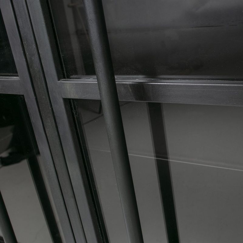 WOOOD EXHIBIT Vitrinskåp i Metall - Svart