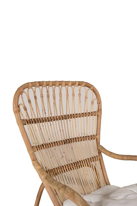 Venture Home Ella Loungestol i Bambu med Dyna