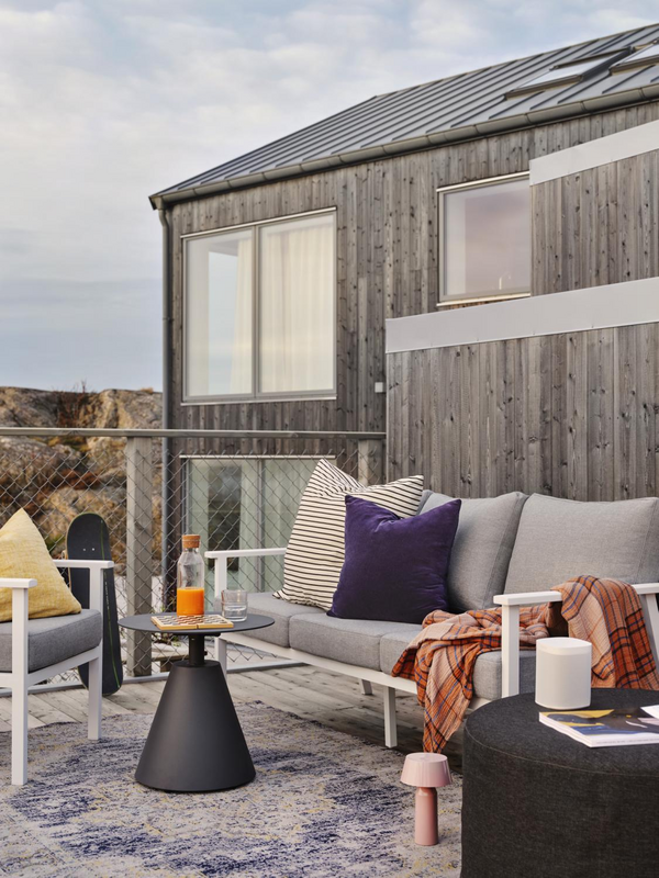 Brafab Amarante Utomhusmatta 160x230 cm Ljusblå/Grå