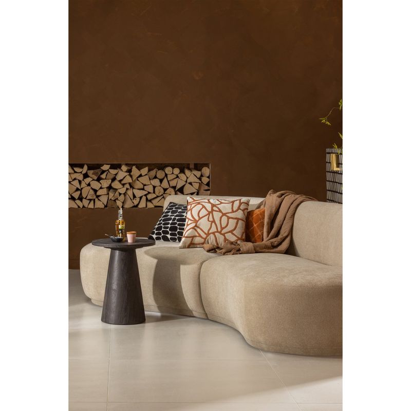 WOOOD Maan Soffbord MDF Mörkbrun 50x40 cm