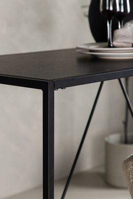 Venture Home Brea Bord - Stilrent barbord i svart MDF och stål