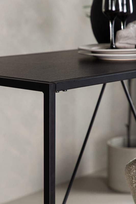 Venture Home Brea Bord - Stilrent barbord i svart MDF och stål