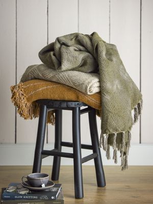 Bloomingville Bilbo Pall, Svart, Bambu