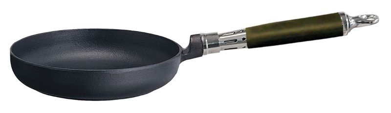 Ronneby Bruk, Maestro Stekpanna Gjutjärn 20 cm Rund Kant & Silikonklätt Handtag