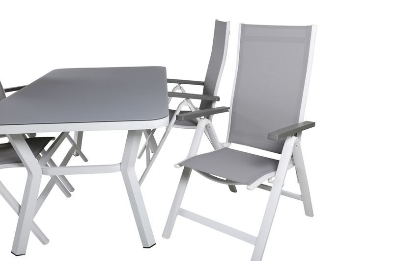 Venture Home Virya, Albany Matgrupp Grå Vit