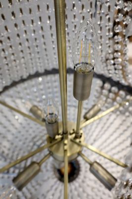 Chiq Antique Versailles Fransk Ljuskrona med Glasprismor